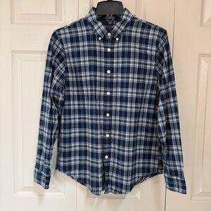 Men’s Abercrombie & Fitch Blue Plaid Button Down Shirt